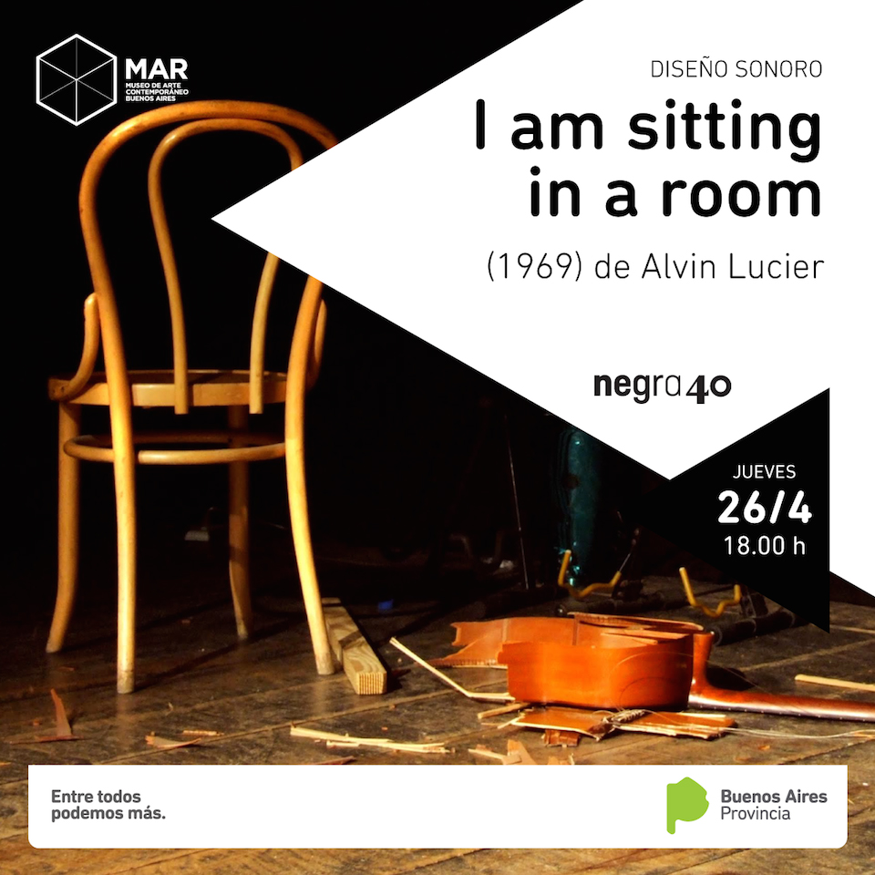 I am sitting in a room