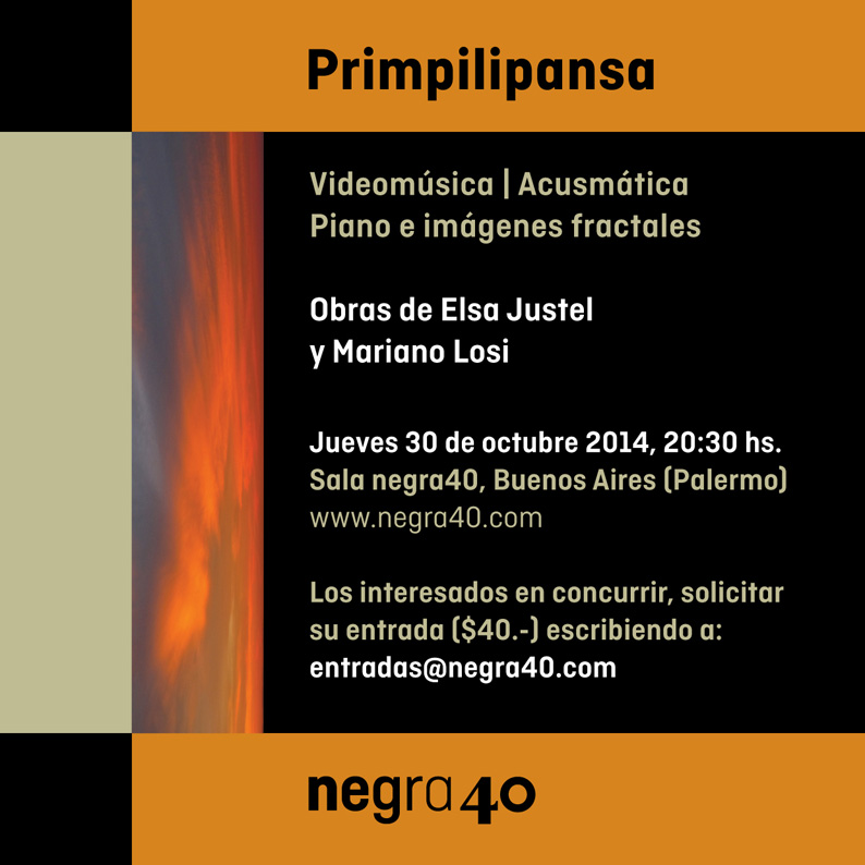 Primpilipansa – Videomúsica | acusmática